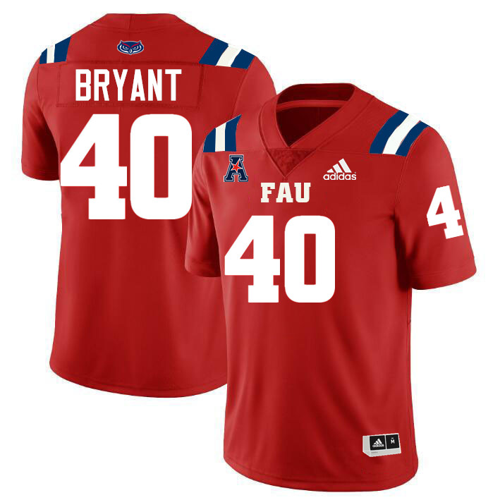 Harrison Bryant FAU Jersey,Florida Atlantic Owls Football Jersey,Uniforms,Gears-Red